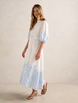 Esther Embroidered Midi Dress Forever New