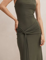 Abby Halter Jersey Maxi Dress Forever New