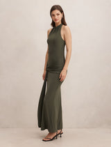 Abby Halter Jersey Maxi Dress Forever New