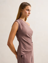 Willow Asymmetrical Tuck Top Forever New