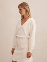Eloise V Neck Sweater Forever New