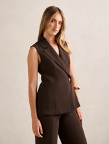 Arden Sleeveless Blazer Forever New