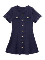 Violet Stitch Interest Girls Mini Dress Forever New