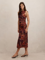 Allegra Mesh Midi Dress Forever New