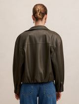 Angela Oversized Pu Bomber Forever New