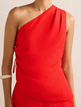 Noah Petite One Shoulder Top Forever New