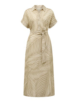 Hilary Belted Linen Midi Dress Forever New