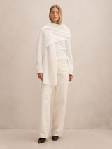 Melody Scarf Detail Sweater Forever New