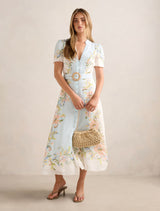 Briana Printed Shirt Dress Forever New