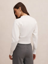 Hanna Zip Knit Jacket Forever New