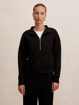 Heidi Seam Detail Lounge Jumper Black Forever New