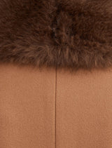 Shelby Faux Fur Collar Coat Forever New