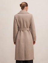 Sandy Belted Coat Forever New