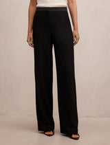 Rose Wool Suit Pants Black Suit Forever New