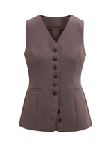 Ayla Petite Contrast Waistcoat