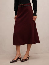 Millie Belted Midi Skirt Forever New