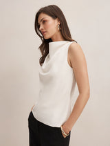 Scout Sleeveless Drape Top Forever New