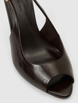 Lana Peep Toe Heeled Slingback Forever New