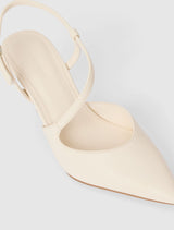 Lisa Asymmetrical Strapping Detail Court Heel Forever New