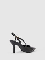 Lisa Asymmetrical Strapping Detail Court Heel Forever New