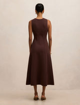 Lucienne Petite Fit And Flare Midi Dress