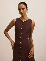 Lucienne Petite Fit And Flare Midi Dress
