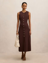 Lucienne Petite Fit And Flare Midi Dress