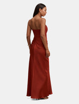 Ivy Lace Corset Drape Maxi Dress Forever New