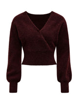 Florence Knitted Wrap Sweater Forever New