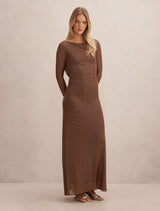 Wren Cowl Back Maxi Dress Forever New