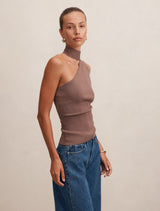 Isla Scarf Knit Top Forever New