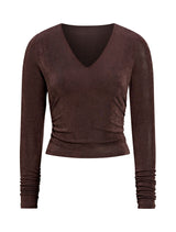 Arabella V Neck Ruched Top Forever New