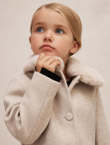 Isabella Girls Faux-Fur Collar Coat Forever New
