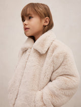 Lola Girls Faux Fur Jacket Forever New