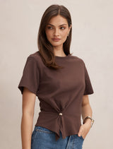Lani Hardware Detail T-Shirt Forever New