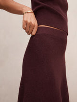 Elliotte Knitted Full Midi Skirt Forever New