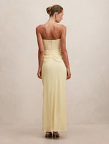 Isra Printed Strapless Maxi Dress Forever New