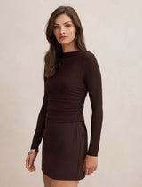 Charlie Long Sleeve Mini Dress Forever New