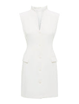 Amity Sleeveless Blazer Dress