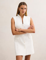 Amity Sleeveless Blazer Dress