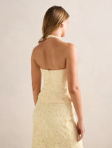 Sally Lace Halter Top Forever New