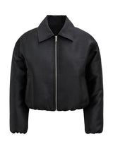 Everly Satin Bomber Jacket Forever New