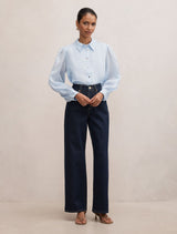 Davina Petite Long Sleeve Blouse Forever New