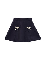 Coco Bow Girls Knit Skirt Forever New