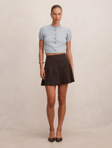 Alisha Pleated Mini Skirt Forever New