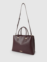 Kate Laptop Metal Detail Tote Bag Forever New