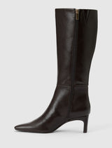 Callie Knee Length Chisel Toe Boot Forever New