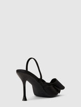 Shannon Satin Bow Peep Toe Heel Forever New