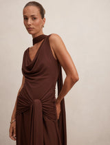 Vivianne Scarf Tie Maxi Dress Forever New