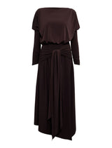 Ida Draped Jersey Midi Dress Forever New